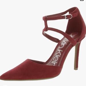 Calvin Klein Dentel red heel
